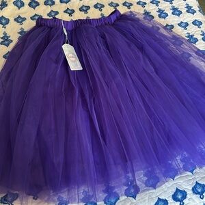 Purple tulle skirt ballet glam Halloween costume